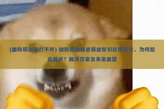 (舔狗模拟器打不开) 甜狗模拟器更新缓慢引玩家热议，为何如此耗时？解决方案及未来展望